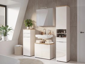 Sivá kúpeľňová skrinka 80x71 cm – Germania