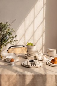 Kameninová jedálenská súprava 24 ks Snow Heart – Bonami Essentials