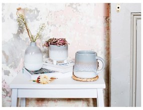 Sivý kvetináč Sass &amp; Belle Bohemian Home Mojave, ø 11,7 cm