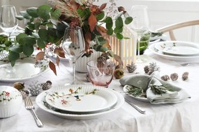 Biela kameninová váza Kähler Design Hammershoi, výška 12,5 cm