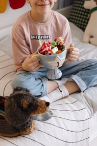 Biela detská deka 130x160 cm Space – Bloomingville Mini