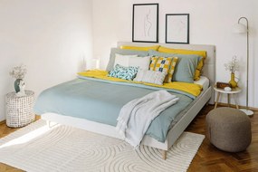 Svetlohnedý puf Hübsch Zerio, ø 50 cm