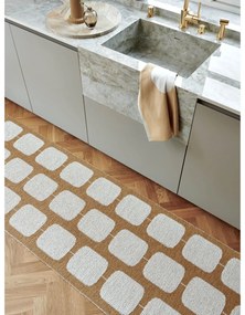 Okrovožlto-krémový vnútorný a vonkajší behúň 70x200 cm Sten Ochre – Pappelina