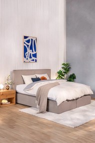 Boxspring posteľ taupe 160x200 cm Olia Bold – Bonami Selection