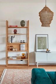 Hnedá sklenená váza Kähler Design Hammershøi, výška 18,5 cm