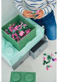 Sivý úložný box s dvoma zásuvkami LEGO®