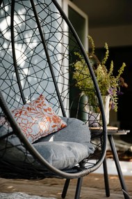 Sivý záhradný stôl Bonami Essentials Lounge, ø 51 cm