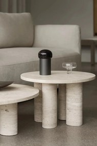 Kamenný okrúhly odkladací stolík ø 52 cm Volos – Blomus