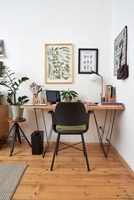 Čierny odpadkový kôš Yamazaki Rin Square