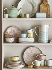 Sada 4 kameninových hrnčekov Bloomingville Patrizia