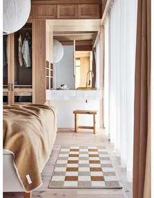 Okrovožlto-béžový vnútorný a vonkajší behúň 70x160 cm Pix Vanilla Ochre – Pappelina