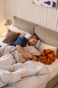 Tmavosivá LED stmievateľná stolová lampa (výška 20 cm) Mush – Hübsch