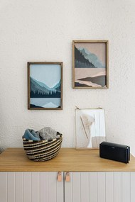 Biela nízka komoda z borovicového dreva 150x80 cm Miranda – Marckeric