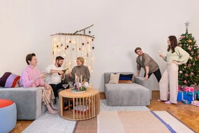 Béžová menčestrová rohová pohovka (pravý roh) Sting - Scandic