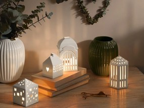 Biely keramický svietnik Kähler Design Urbania Lighthouse Tivoli