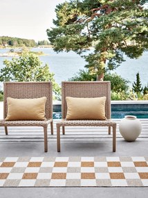 Vonkajší vankúš 38x58 cm Sunny Amber – Pappelina