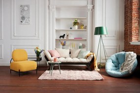 Odkladací stolík so zelenou konštrukciou WOOOD Sasha