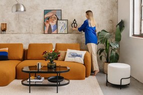 Stojacia lampa White Label Metal Bow