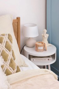 Biela soška Bloomingville Adalina, výška 17,5 cm