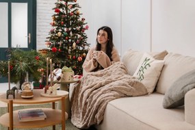 Biely keramický hrnček s vianočným motívom 500 ml Gingerbread – Dakls