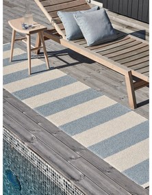 Svetlomodro-krémový vnútorný a vonkajší koberec 140x180 cm Bob Blue Fog – Pappelina