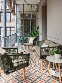 Súprava záhradného nábytku z akáciového dreva Kave Home Inti