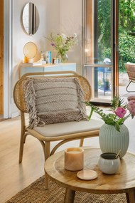 Odkladací stolík z mangového dreva Zuiver Dendron, ⌀ 60 cm