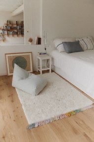 Krémový prateľný ručne tkaný bavlnený detský koberec 170x240 cm Stardust – Lorena Canals