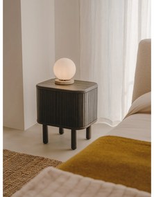 Tmavohnedý nočný stolík Mailen – Kave Home