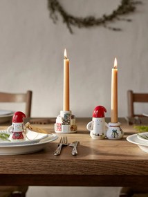 Keramický svietnik s vianočným motívom Hammershøi Christmas Father Elf – Kähler Design