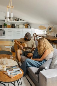 Sivá pohovka 228 cm Roxy – Scandic