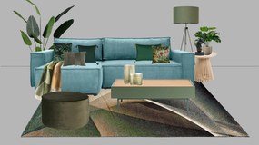 Príručný stolík z teakového dreva Kave Home Irune, ø 50 cm