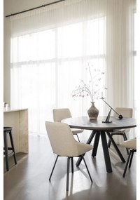 Tmavohnedé barové stoličky v súprave 2 ks z dubového dreva (výška sedadla 65 cm) Austin – Rowico