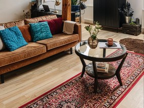 Hnedá sklenená váza Kähler Design Hammershøi, výška 18,5 cm