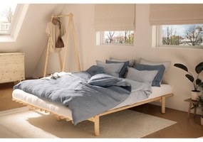 Biely stredne tvrdý futónový matrac 160x200 cm Comfort Natural – Karup Design