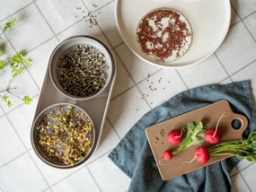 12-dielna súprava béžovej kameniny Bonami selection Malia