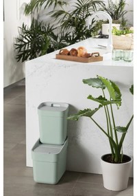 Svetlozelený odpadkový kôš na triedený odpad z recyklovaného plastu 10 l Ready To Collect – Curver