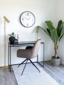 Hnedé čalúnené jedálenské kreslo Harbo – House Nordic