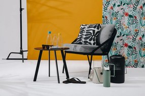 Čierna plynová lampa Cosi Drop, výška 37 cm