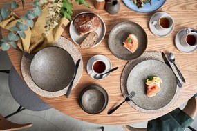 Biele ratanové prestieranie Tiseco Home Studio, ⌀ 36 cm