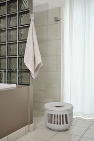 Svetlosivý nástenný kovový háčik Ume – Zone