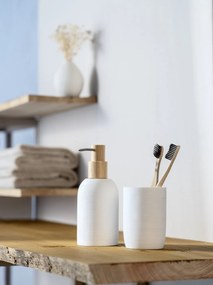 Biely dávkovač mydla z polyresínu 250 ml Altavalle – Wenko