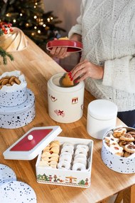 Kovové dózy v súprave 3 ks na cukrovinky Speckled – Premier Housewares