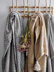 Sivá deka Bloomingville Throw, 130 × 160 cm