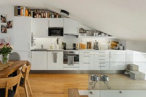 Béžový úložný box Wenko Balance, 44 x 33 x 19 cm