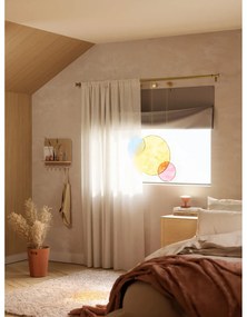 Biely prírodný nástenný vešiak z bukového dreva s poličkou Estique - Umbra