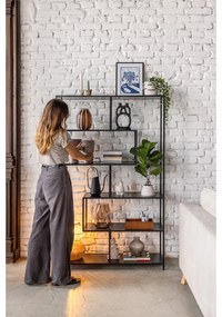 Hnedá sklenená váza Bloomingville Ingolf, výška 26 cm