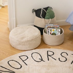 Krémový taburet Chill Natural – Lorena Canals