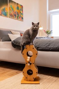 Béžová čalúnená dvojlôžková posteľ s úložným priestorom s roštom 180x200 cm Lotte – Meise Möbel