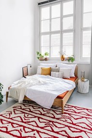 Krémovobiela deka s podielom bavlny Euromant Basics, 140 × 180 cm